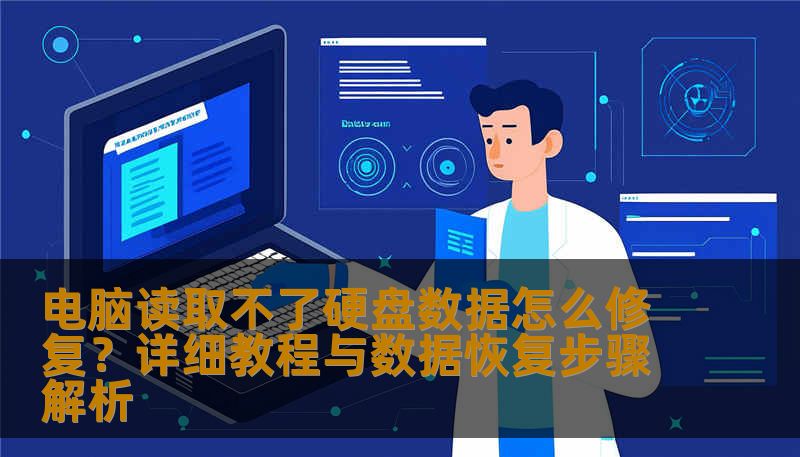 电脑读取不了硬盘数据怎么修复？详细教程与数据恢复步骤解析