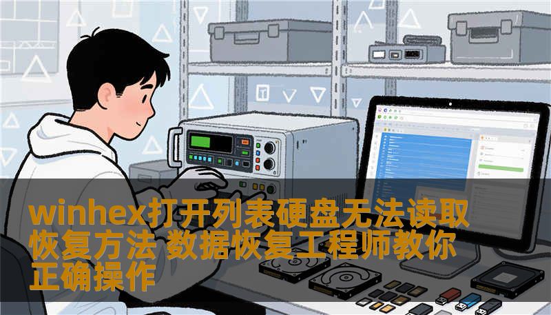 winhex打开列表后硬盘无法读取怎么办？数据恢复工程师详解winhex打开列表使用技巧，覆盖误删除、SSD无法识别、服务器硬盘故障等场景。技王数据恢复9城直营，专业安全恢复数据。