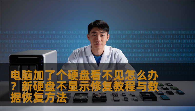 电脑加了个硬盘看不见怎么办？新硬盘不显示修复教程与数据恢复方法