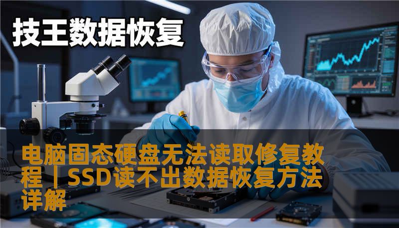 电脑固态硬盘无法读取修复教程｜SSD读不出数据恢复方法详解
