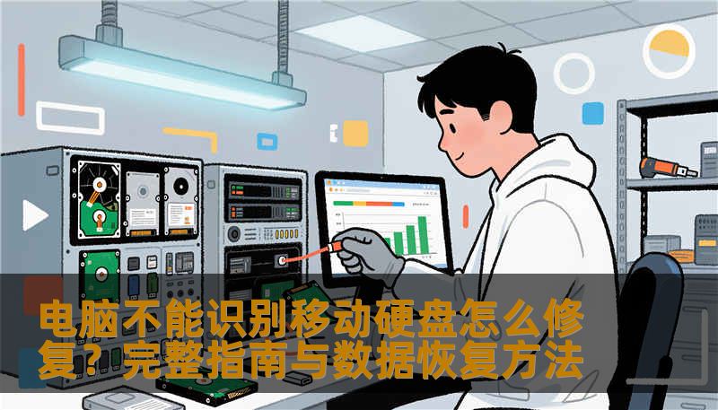 电脑不能识别移动硬盘怎么修复？完整指南与数据恢复方法