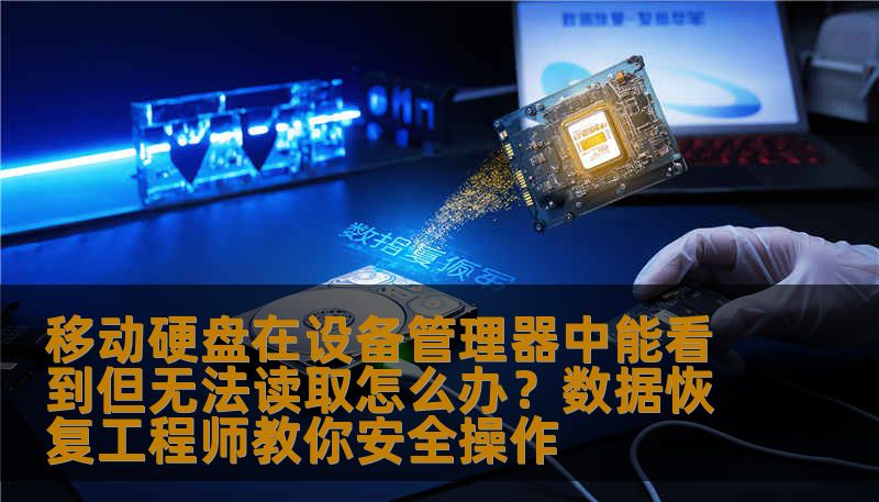 移动硬盘在设备管理器中能看到但无法读取怎么办？数据恢复工程师教你安全操作