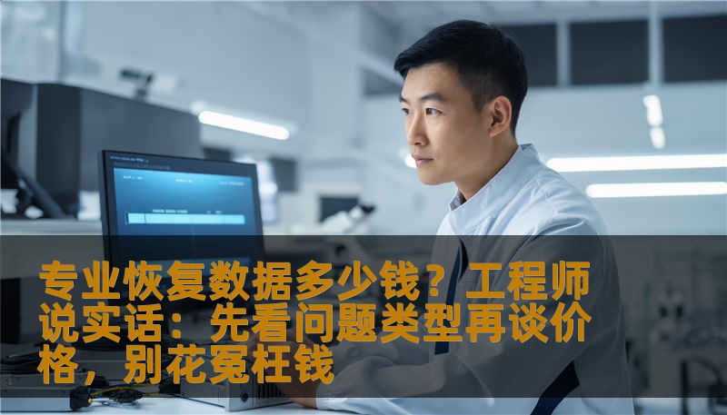 专业恢复数据多少钱？工程师说实话：先看问题类型再谈价格，别花冤枉钱