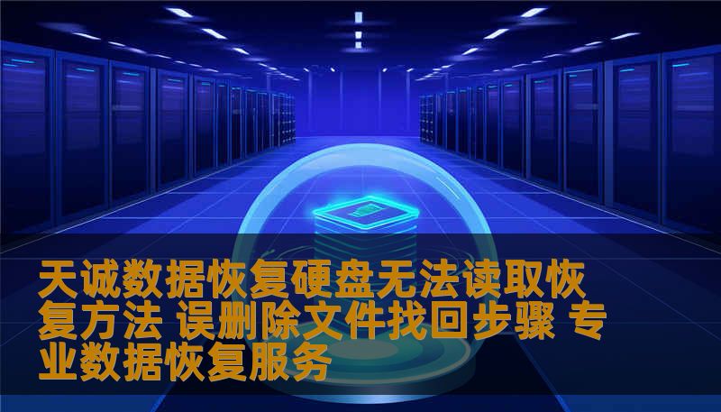 天诚数据恢复硬盘无法读取恢复方法 误删除文件找回步骤 专业数据恢复服务