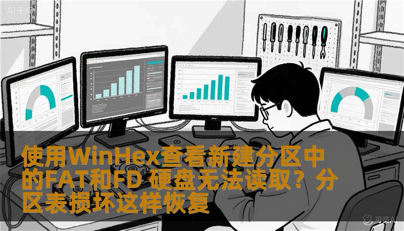 使用WinHex查看新建分区中的FAT和FD 硬盘无法读取？分区表损坏这样恢复