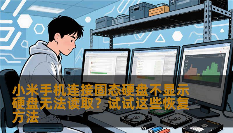 小米手机连接固态硬盘不显示硬盘无法读取？试试这些恢复方法