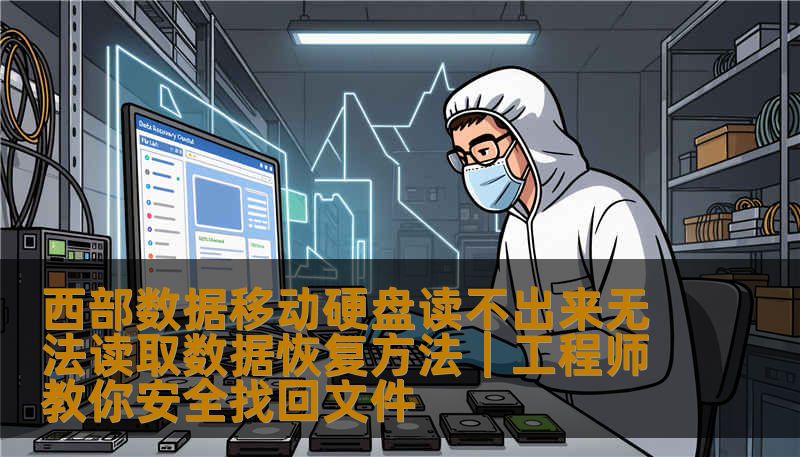 西部数据移动硬盘读不出来无法读取数据恢复方法｜工程师教你安全找回文件