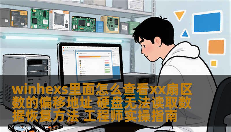 winhexs里面怎么查看xx扇区数的偏移地址 硬盘无法读取数据恢复方法 工程师实操指南