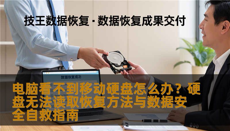 电脑看不到移动硬盘怎么办？硬盘无法读取恢复方法与数据安全自救指南