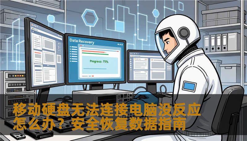 移动硬盘无法连接电脑没反应怎么办？安全恢复数据指南