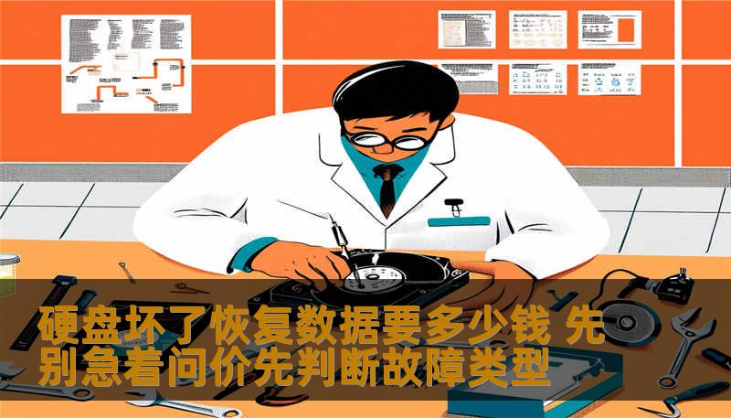 硬盘坏了恢复数据要多少钱 先别急着问价先判断故障类型