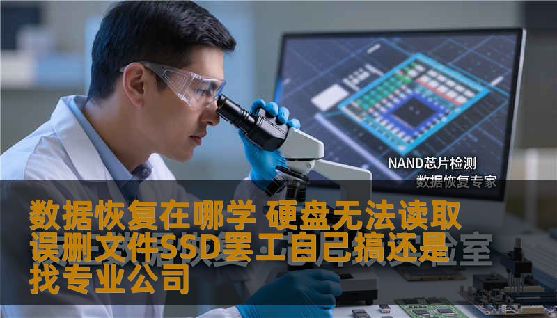 数据恢复在哪学 硬盘无法读取误删文件SSD罢工自己搞还是找专业公司