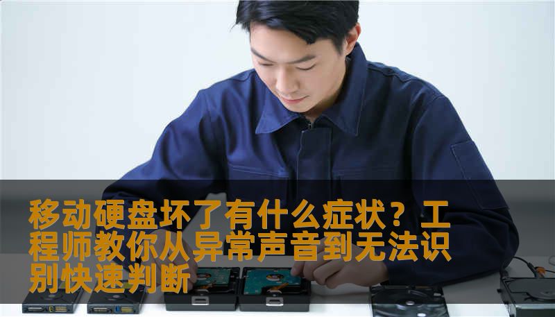 移动硬盘坏了有什么症状？工程师教你从异常声音到无法识别快速判断