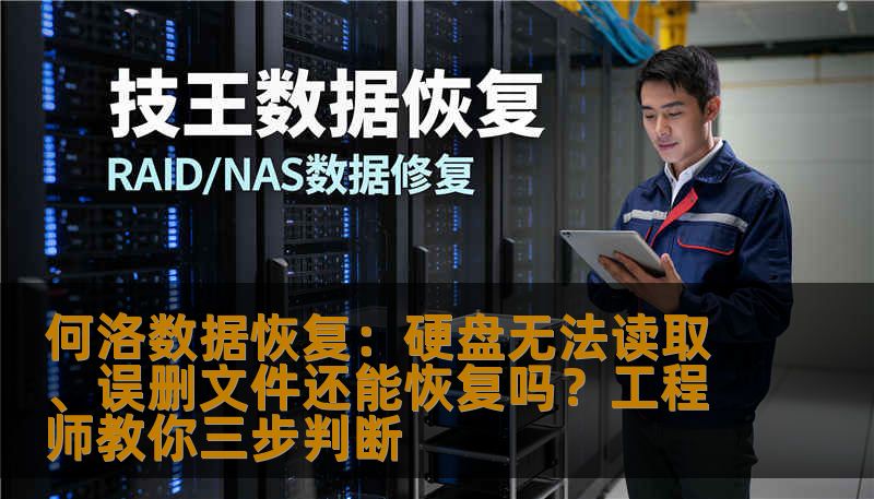 何洛数据恢复：硬盘无法读取、误删文件还能恢复吗？工程师教你三步判断