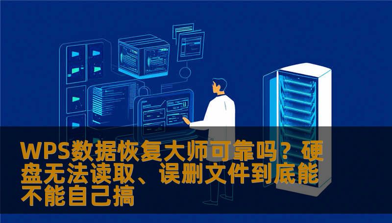 WPS数据恢复大师可靠吗？硬盘无法读取、误删文件到底能不能自己搞
