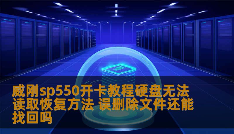 威刚sp550开卡教程硬盘无法读取恢复方法 误删除文件还能找回吗