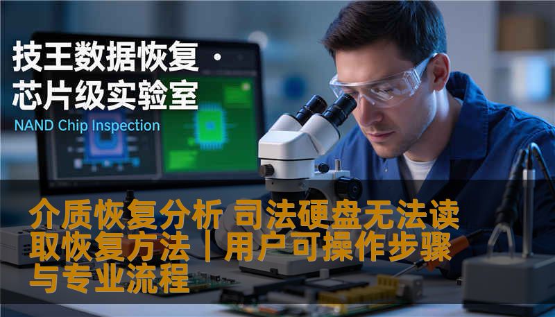 介质恢复分析 司法硬盘无法读取恢复方法｜用户可操作步骤与专业流程
