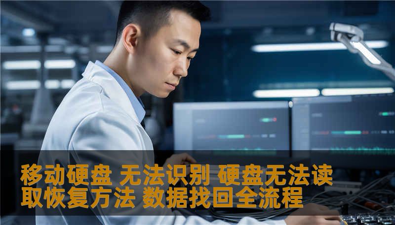 移动硬盘 无法识别 硬盘无法读取恢复方法 数据找回全流程