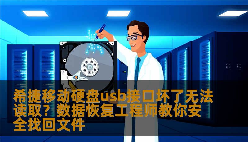 希捷移动硬盘usb接口坏了无法读取？数据恢复工程师教你安全找回文件