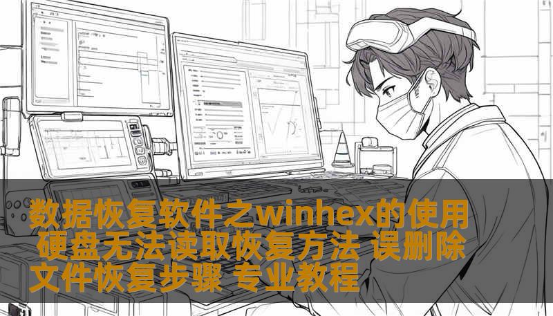 数据恢复软件之winhex的使用 硬盘无法读取恢复方法 误删除文件恢复步骤 专业教程