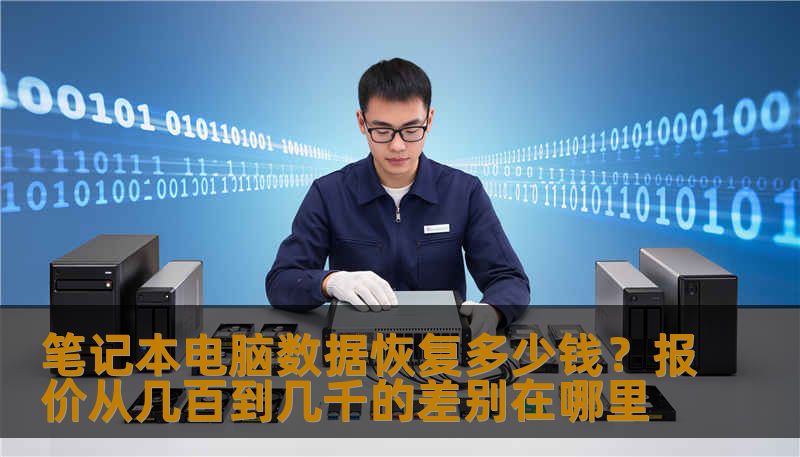 笔记本电脑数据恢复多少钱？报价从几百到几千的差别在哪里
