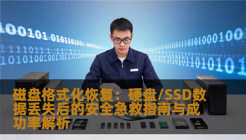 磁盘格式化恢复：硬盘/SSD数据丢失后的安全急救指南与成功率解析