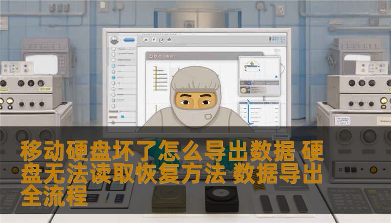 移动硬盘坏了怎么导出数据 硬盘无法读取恢复方法 数据导出全流程