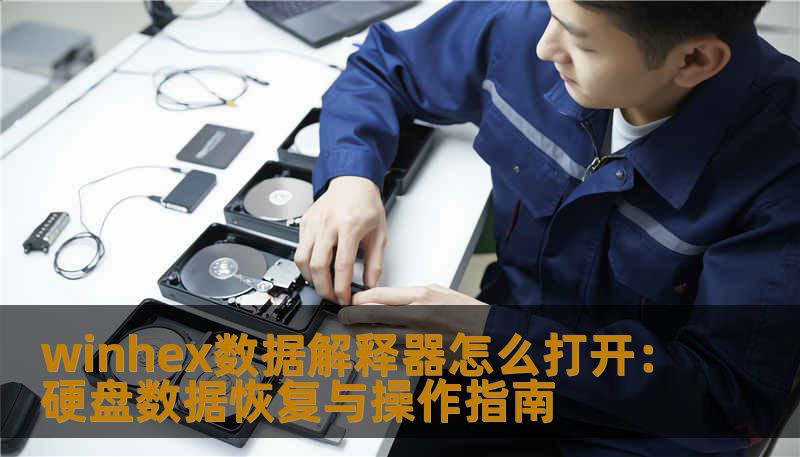 winhex数据解释器怎么打开：硬盘数据恢复与操作指南