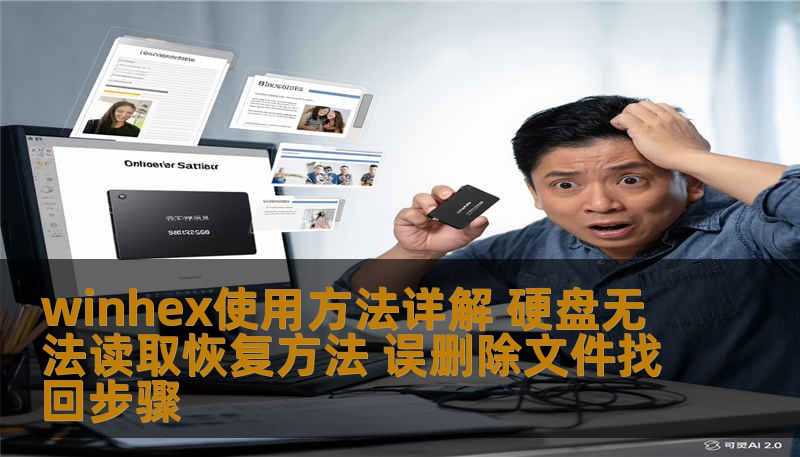 winhex使用方法详解 硬盘无法读取恢复方法 误删除文件找回步骤