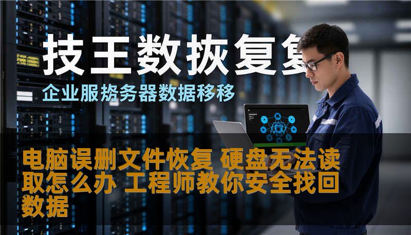 电脑误删文件恢复 硬盘无法读取怎么办 工程师教你安全找回数据