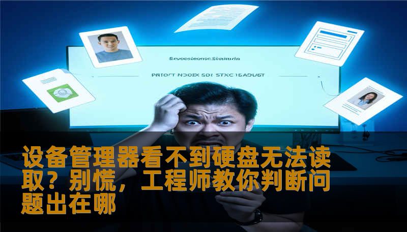 设备管理器看不到硬盘无法读取？别慌，工程师教你判断问题出在哪