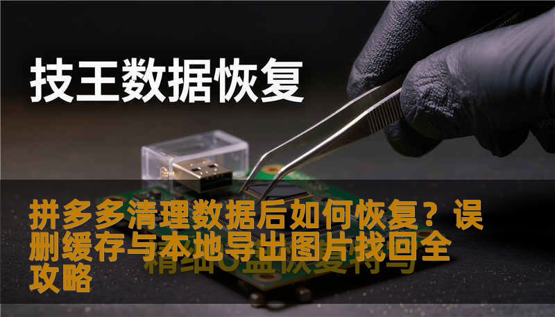 拼多多清理数据后如何恢复？误删缓存与本地导出图片找回全攻略