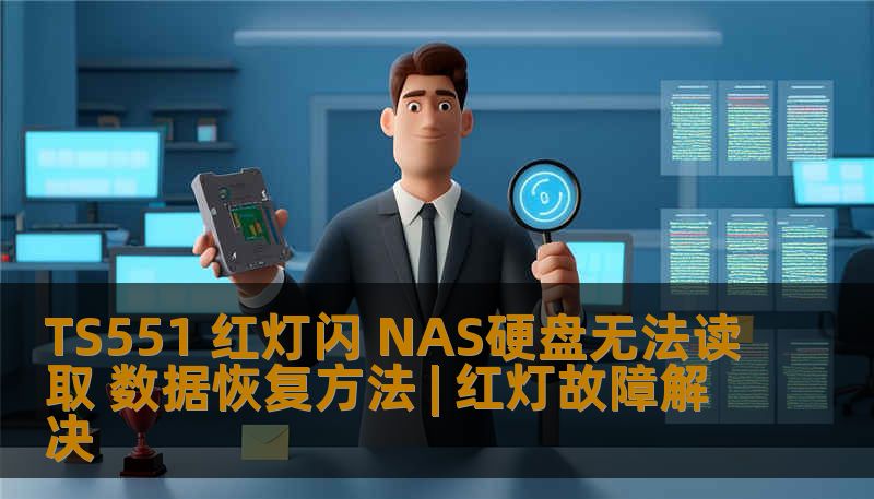 TS551 红灯闪 NAS硬盘无法读取 数据恢复方法 | 红灯故障解决