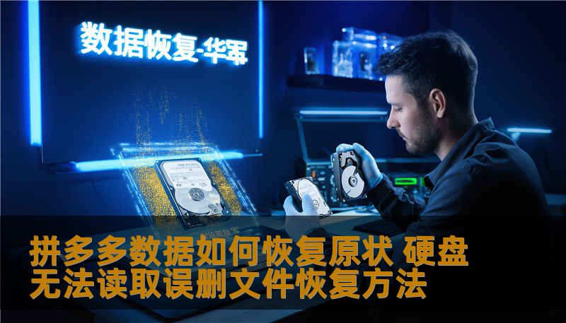 拼多多数据如何恢复原状 硬盘无法读取误删文件恢复方法