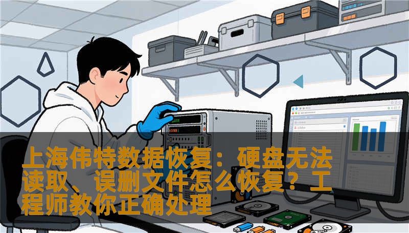 上海伟特数据恢复：硬盘无法读取、误删文件怎么恢复？工程师教你正确处理