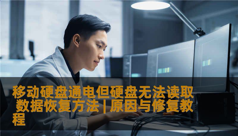 移动硬盘通电但硬盘无法读取 数据恢复方法 | 原因与修复教程