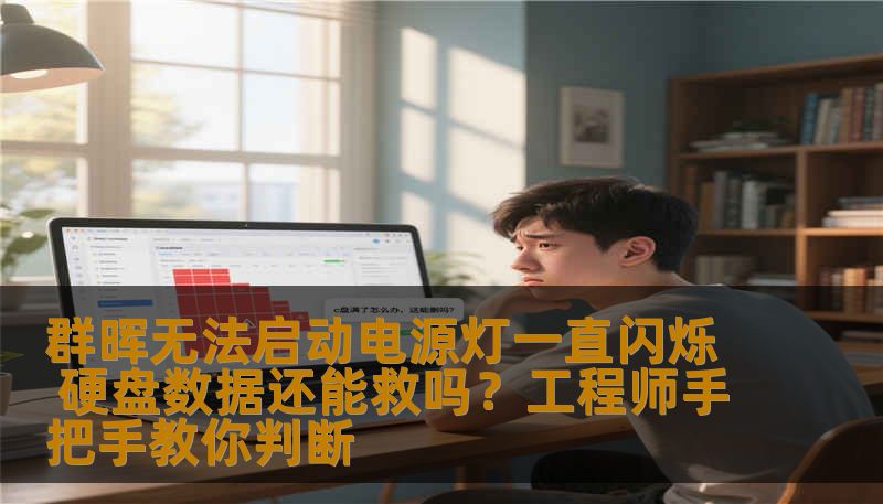 群晖无法启动电源灯一直闪烁 硬盘数据还能救吗？工程师手把手教你判断