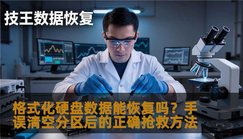 格式化硬盘数据能恢复吗？手误清空分区后的正确抢救方法
