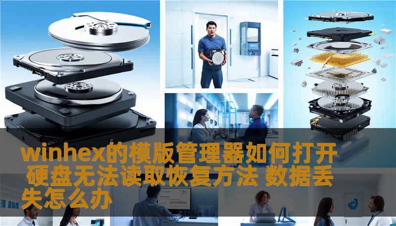 winhex的模版管理器如何打开 硬盘无法读取恢复方法 数据丢失怎么办