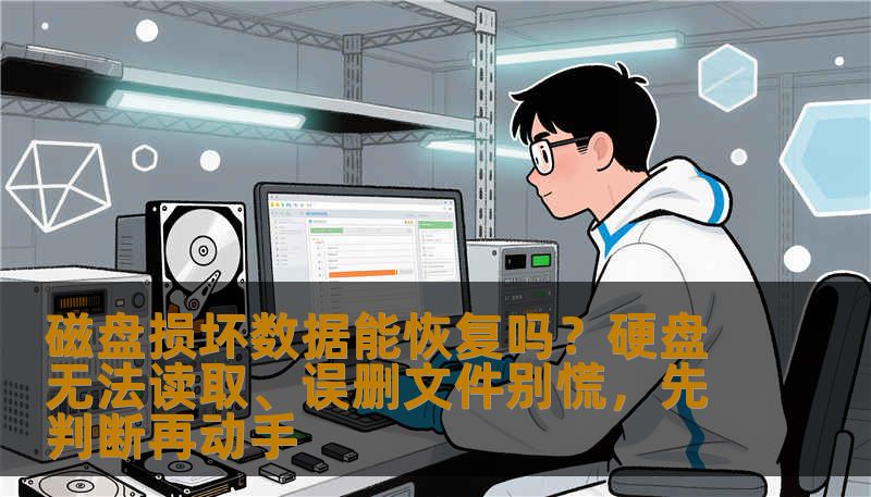 磁盘损坏数据能恢复吗？硬盘无法读取、误删文件别慌，先判断再动手