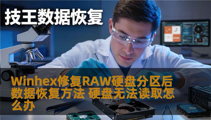 Winhex修复RAW硬盘分区后数据恢复方法 硬盘无法读取怎么办