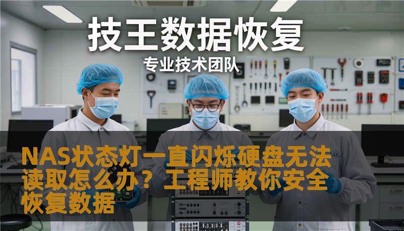 NAS状态灯一直闪烁硬盘无法读取怎么办？工程师教你安全恢复数据