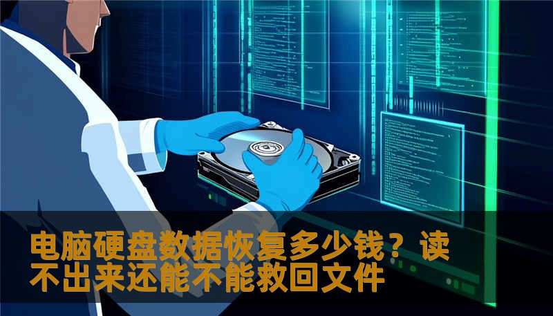 电脑硬盘数据恢复多少钱？读不出来还能不能救回文件