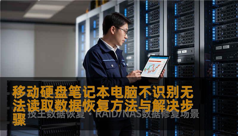 移动硬盘笔记本电脑不识别无法读取数据恢复方法与解决步骤