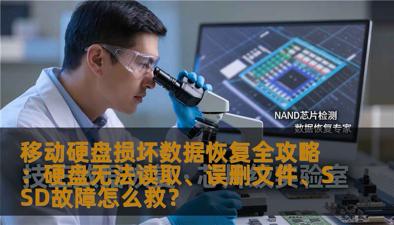 移动硬盘损坏数据恢复全攻略：硬盘无法读取、误删文件、SSD故障怎么救？