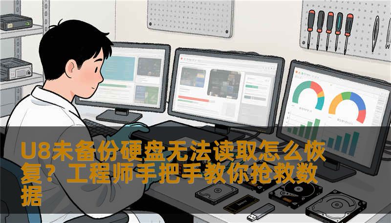 U8未备份硬盘无法读取怎么恢复？工程师手把手教你抢救数据