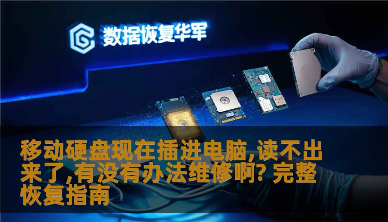 移动硬盘现在插进电脑,读不出来了,有没有办法维修啊? 完整恢复指南