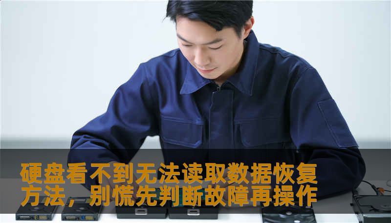 硬盘看不到无法读取数据恢复方法，别慌先判断故障再操作