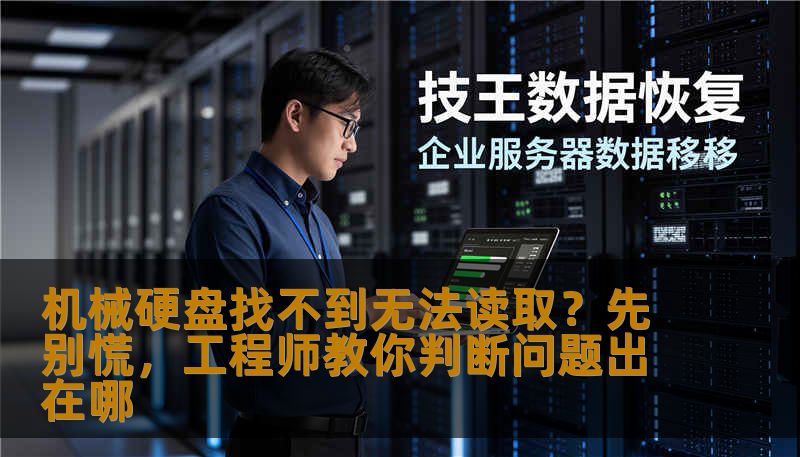 机械硬盘找不到无法读取？先别慌，工程师教你判断问题出在哪