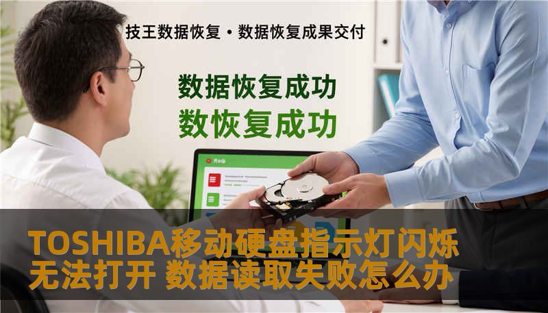 TOSHIBA移动硬盘指示灯闪烁无法打开 数据读取失败怎么办